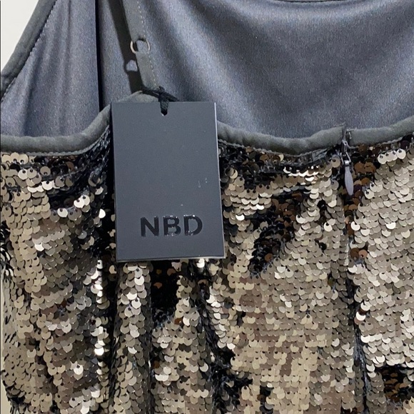 Charcoal sequin dress - Picture 5 of 8